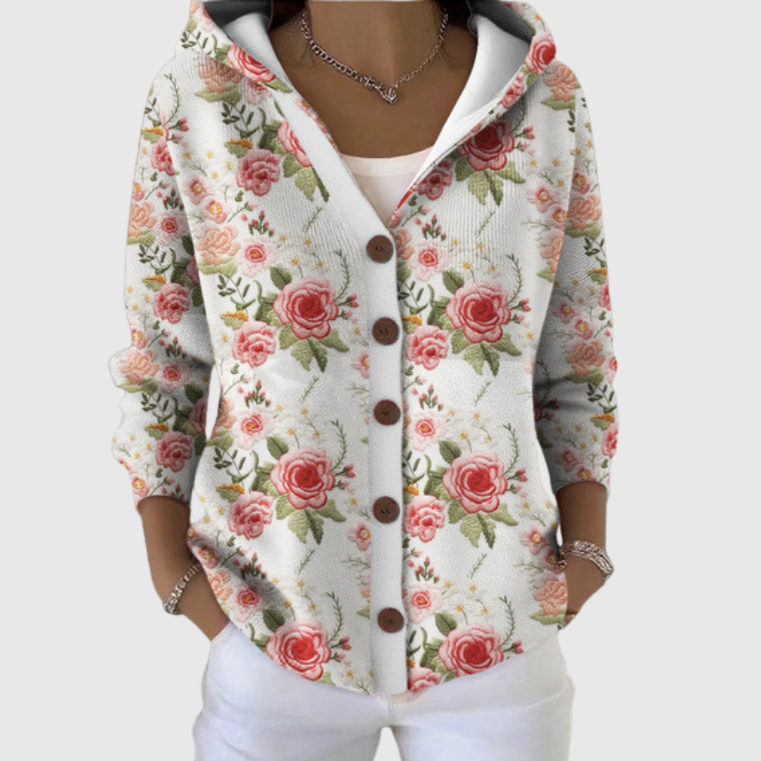 Joëlle™ | Cardigan à Capuche