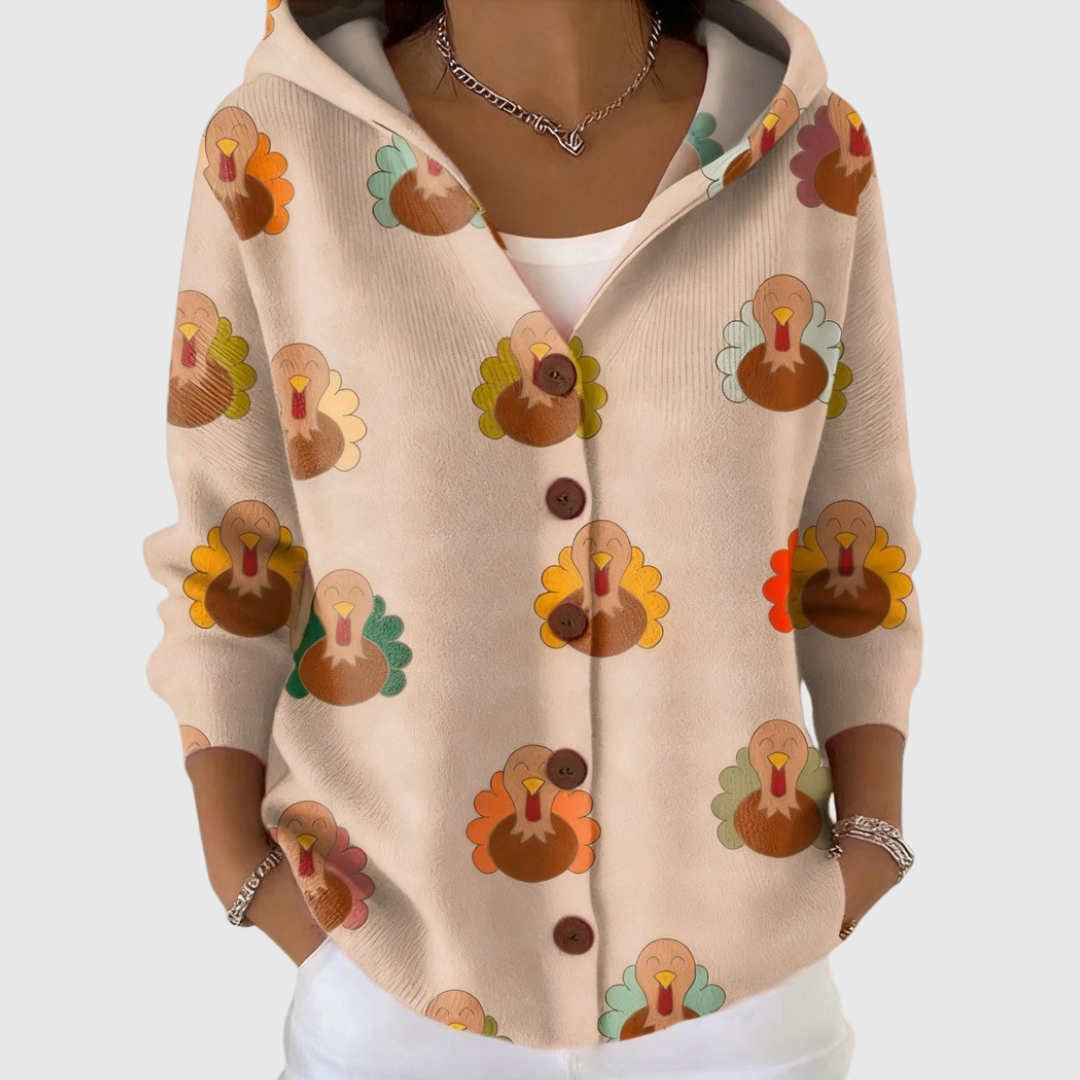Hermine™ | Cardigan à Capuche