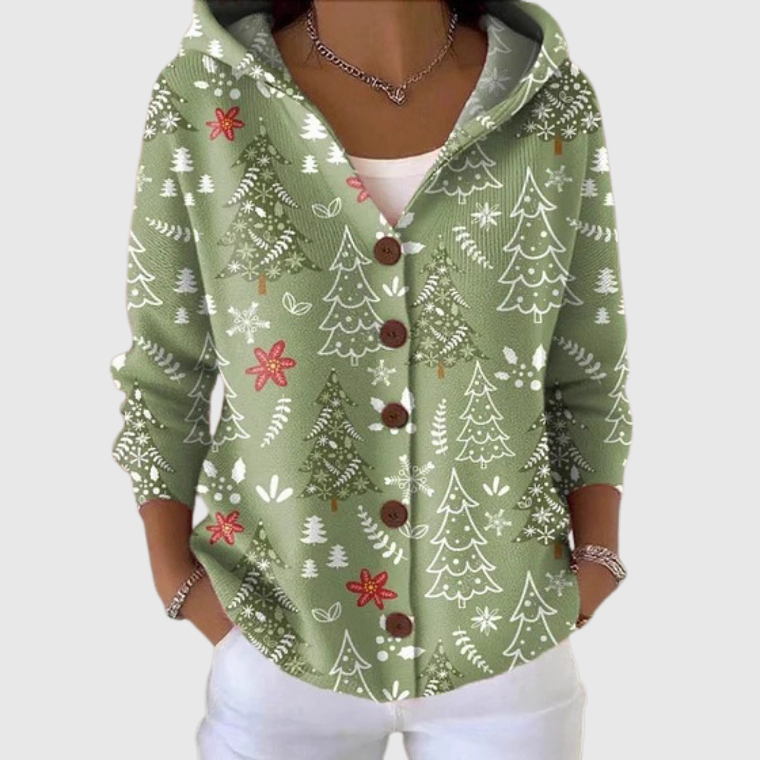 Marceline™ | Cardigan à Capuche