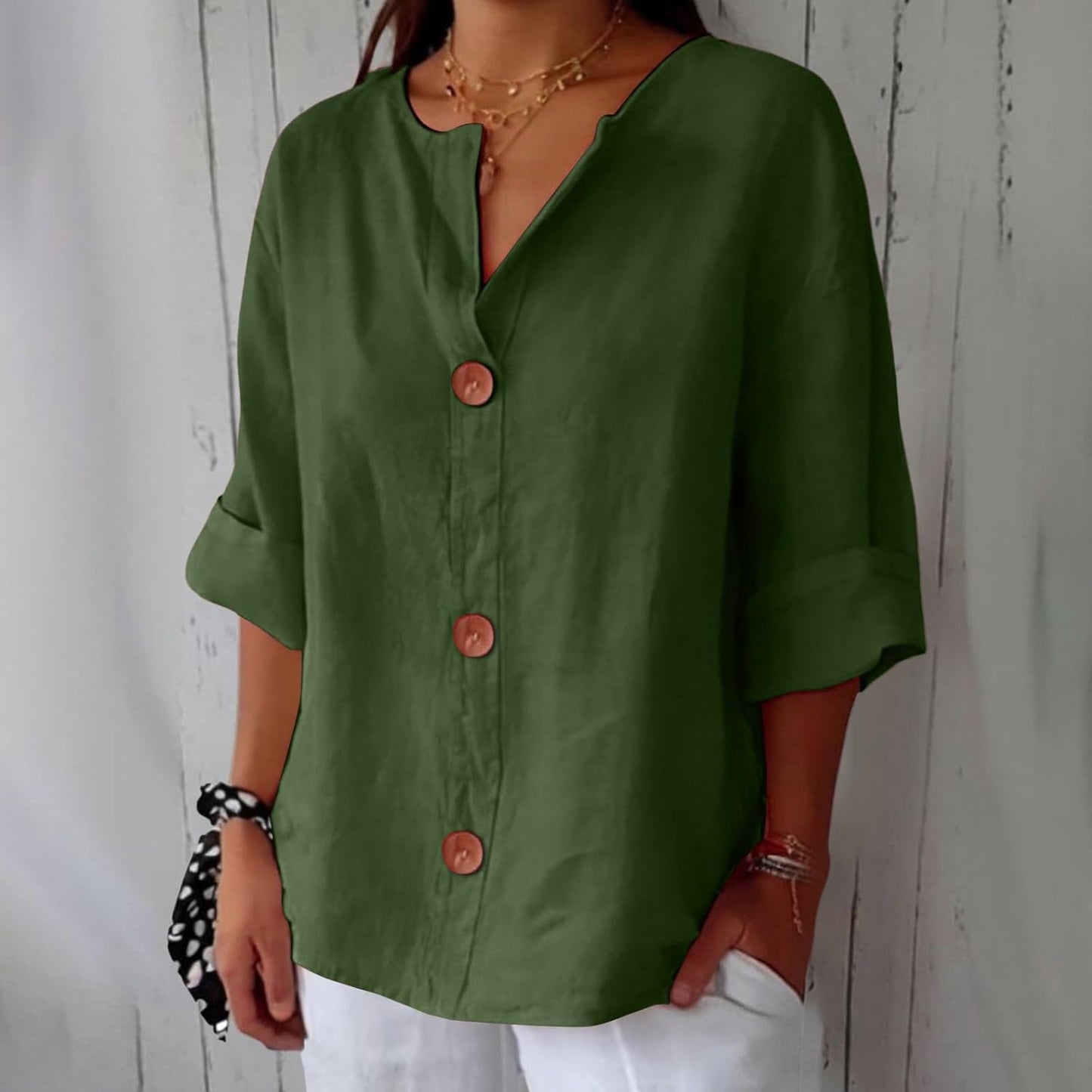Alba - Blusa de verano holgada