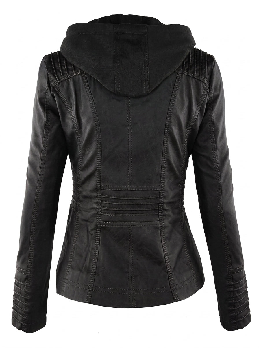 Margaux - Veste en cuir résistante et élégante