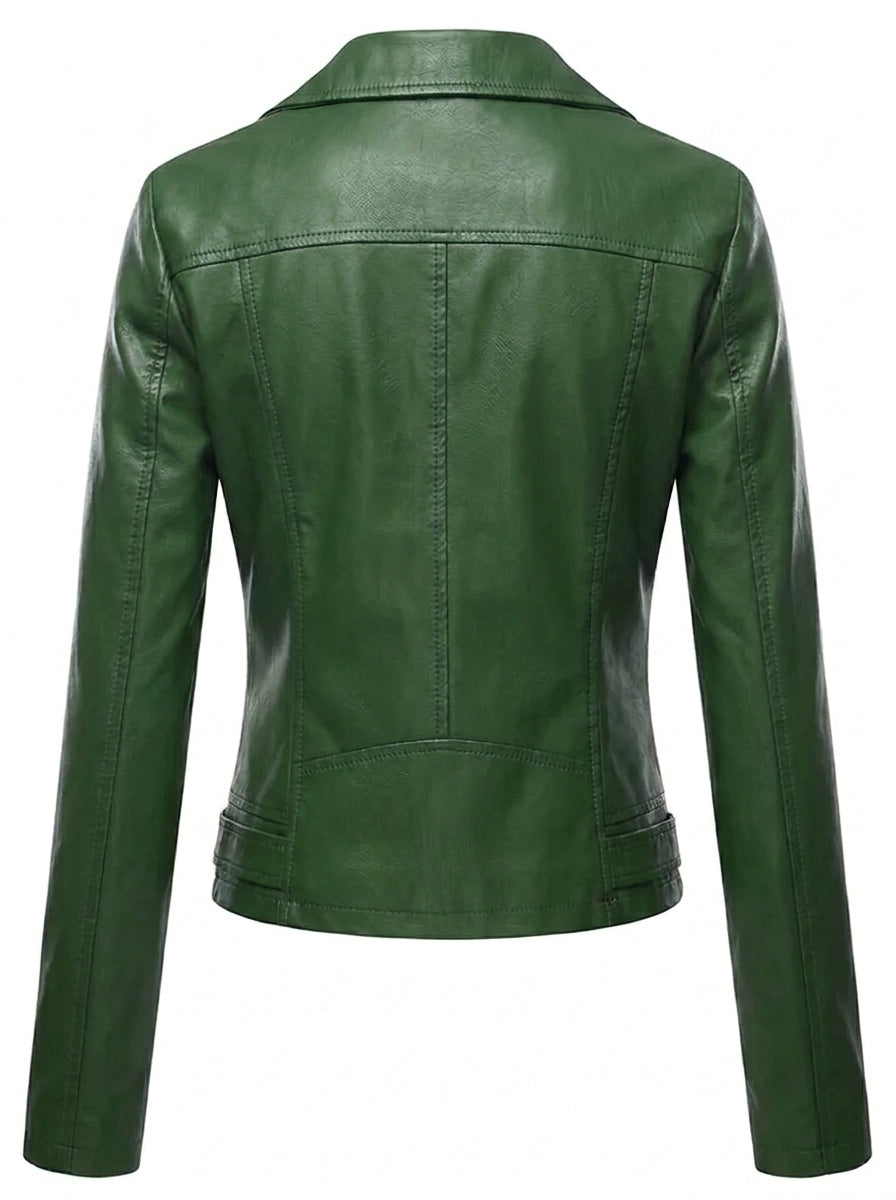Ana - Veste en cuir résistante et élégante