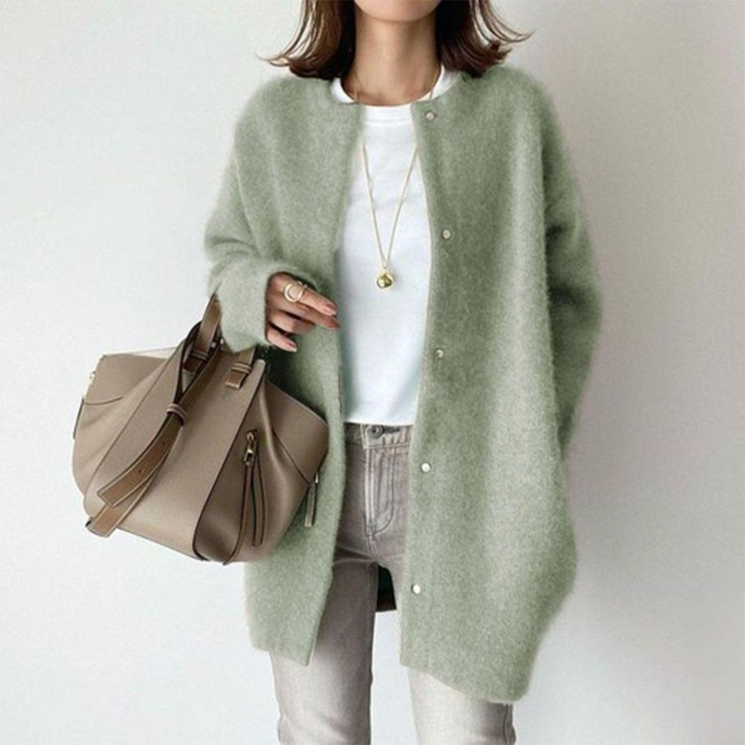 Alicia | Long cardigan en maille douce