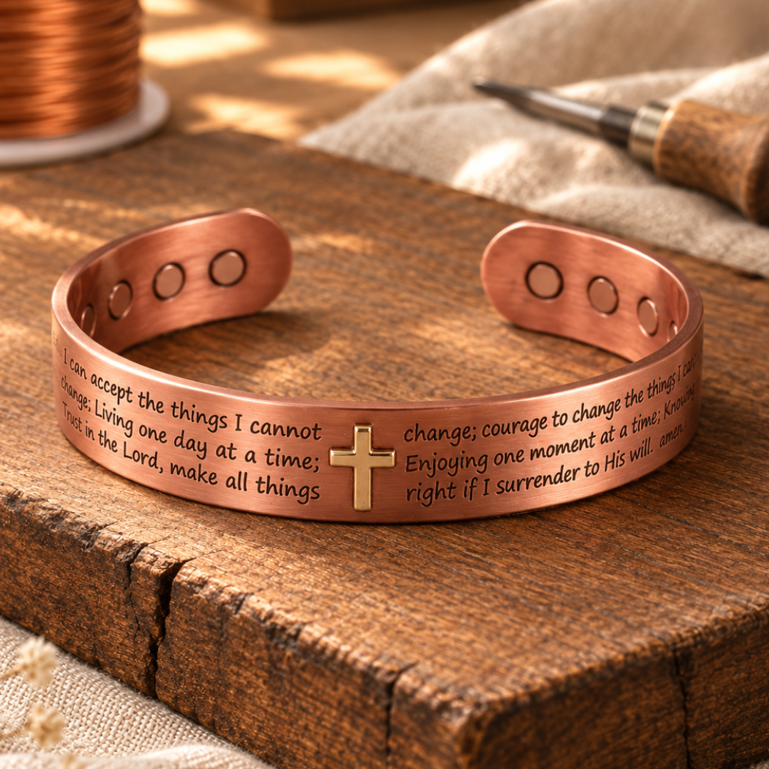 Pulsera de cobre Fe