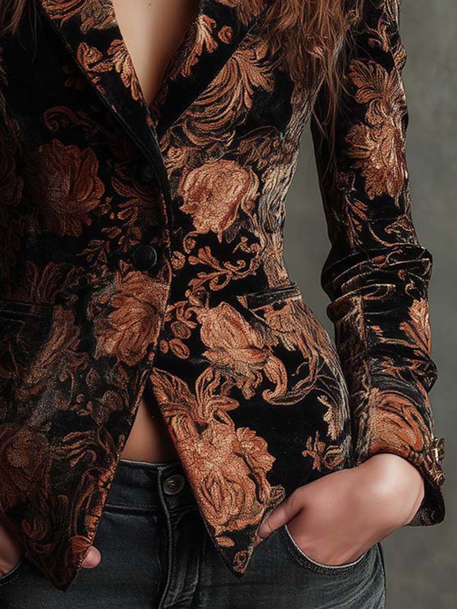 Celeste - Blazer à motif floral
