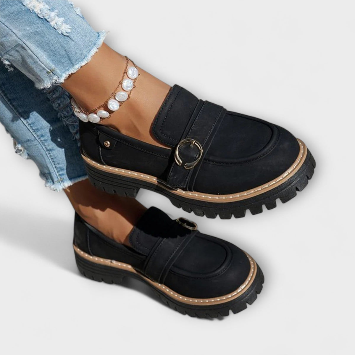 Lorette™ | Mocassins Casual à Bout Rond