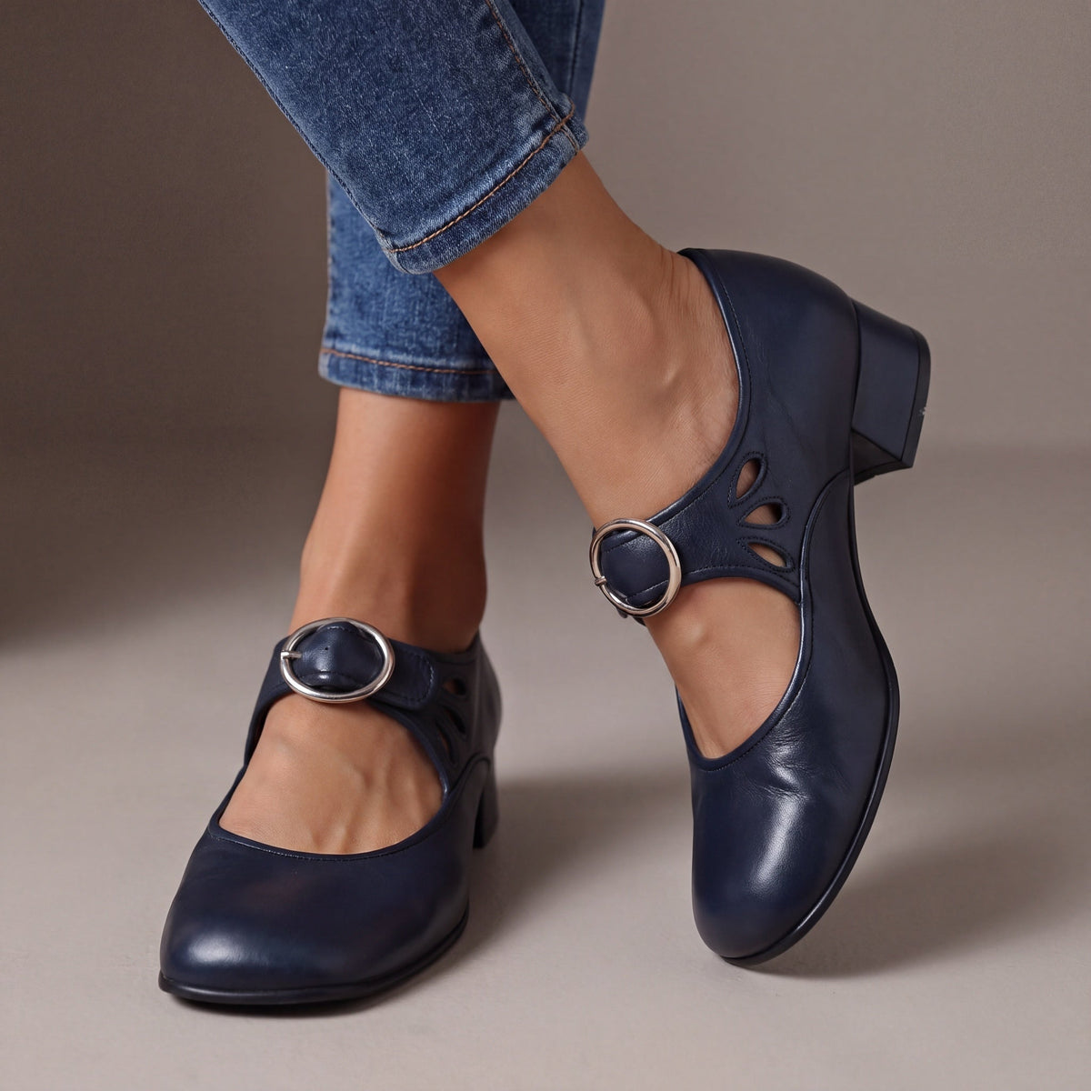 Verónica | Babies en cuir à talons