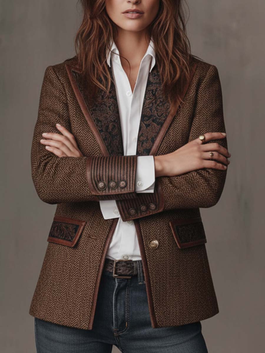 Consuelo - Blazer à motifs chevrons