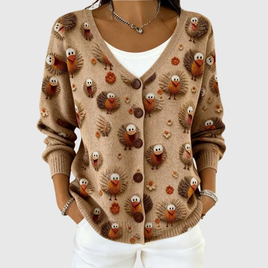 Théodosie™ | Cardigan Boutonné