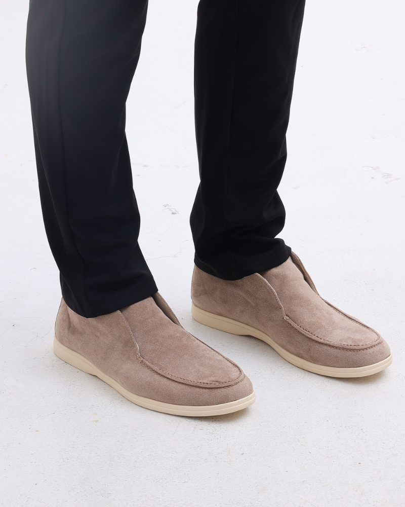 Mocassins hauts en daim Balmoral