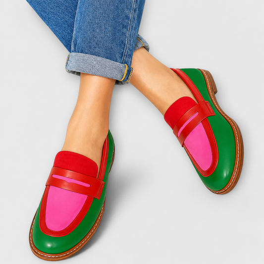 Lila™ | Mocassins Casual Bicolores