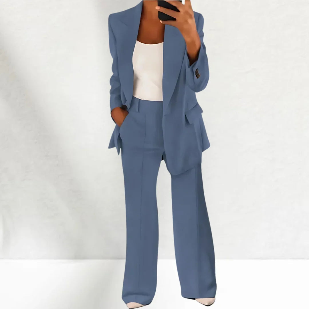 Perla | Traje de Chaqueta y Pantalón Ancho