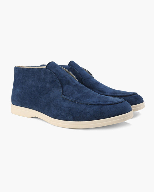 Mocassins hauts en daim Balmoral