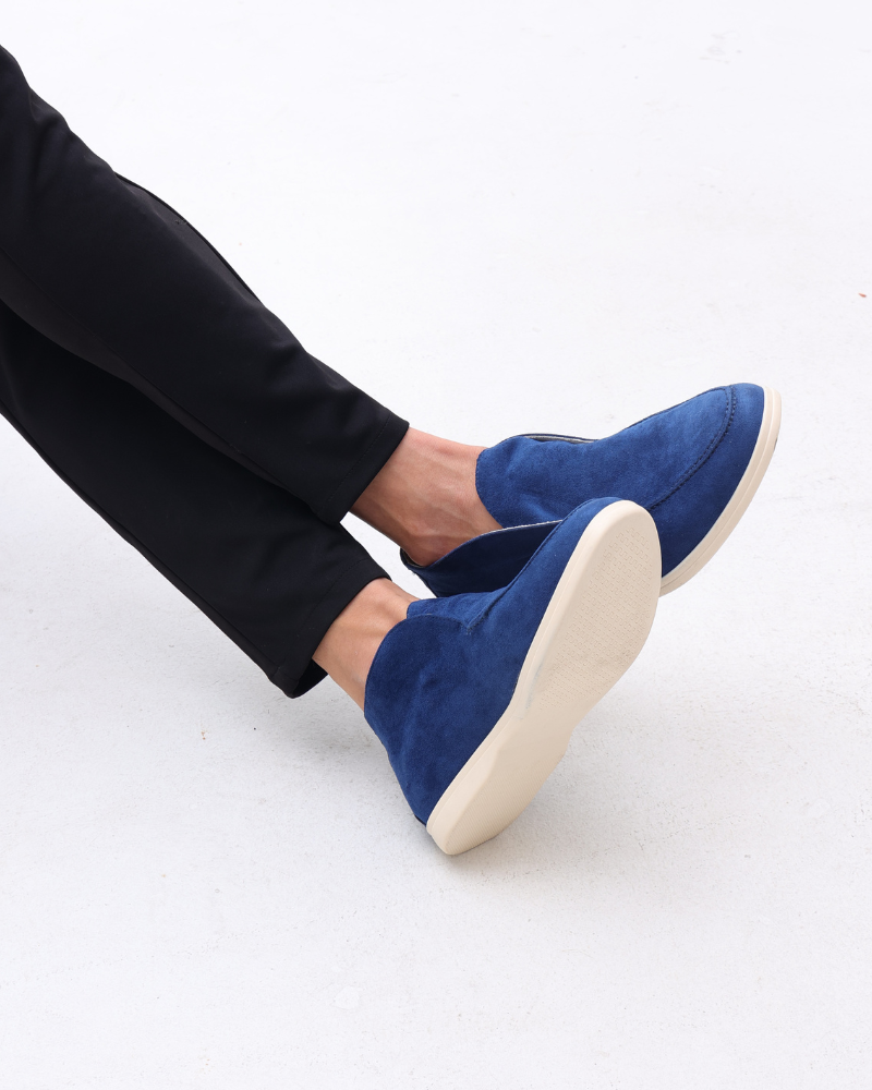 Mocassins hauts en daim Balmoral