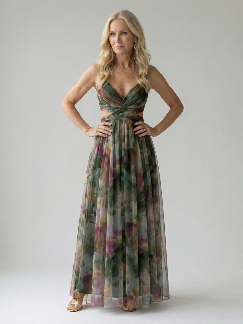 ROCÍO | Robe longue cache-cœur douce Isabel