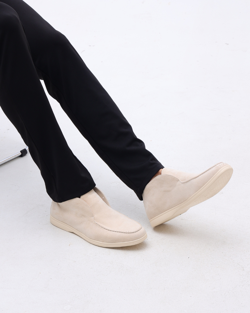 Mocassins hauts en daim Balmoral