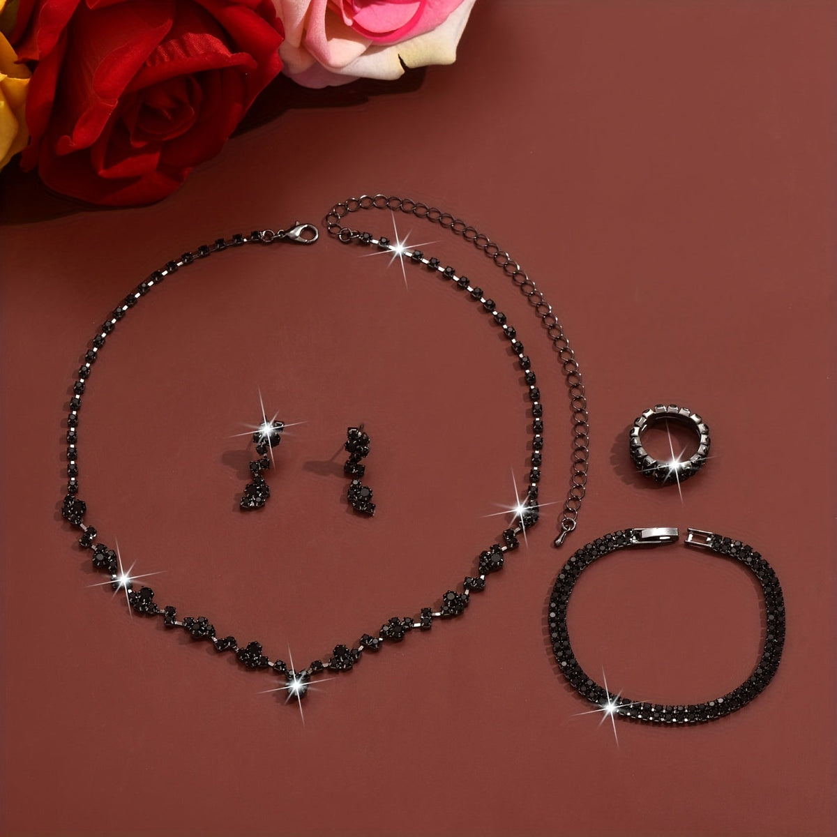 Bénédicte™ | Set Bijoux Élégant Léger 4 Pièces