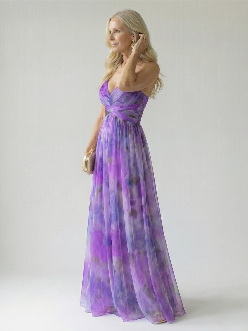 ROCÍO | Robe longue cache-cœur douce Isabel
