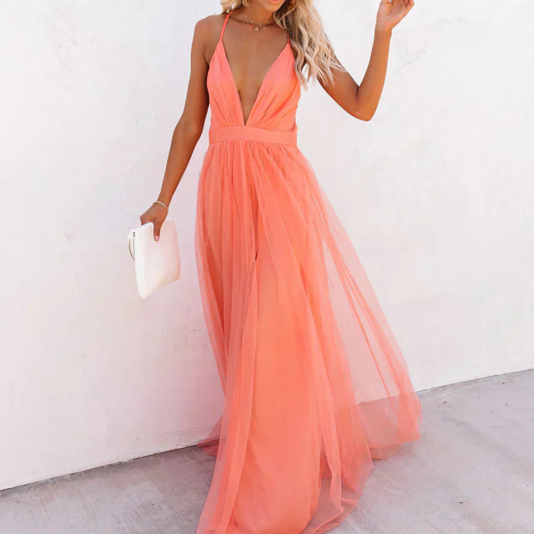 Valeria - Vestido maxi ligero y elegante