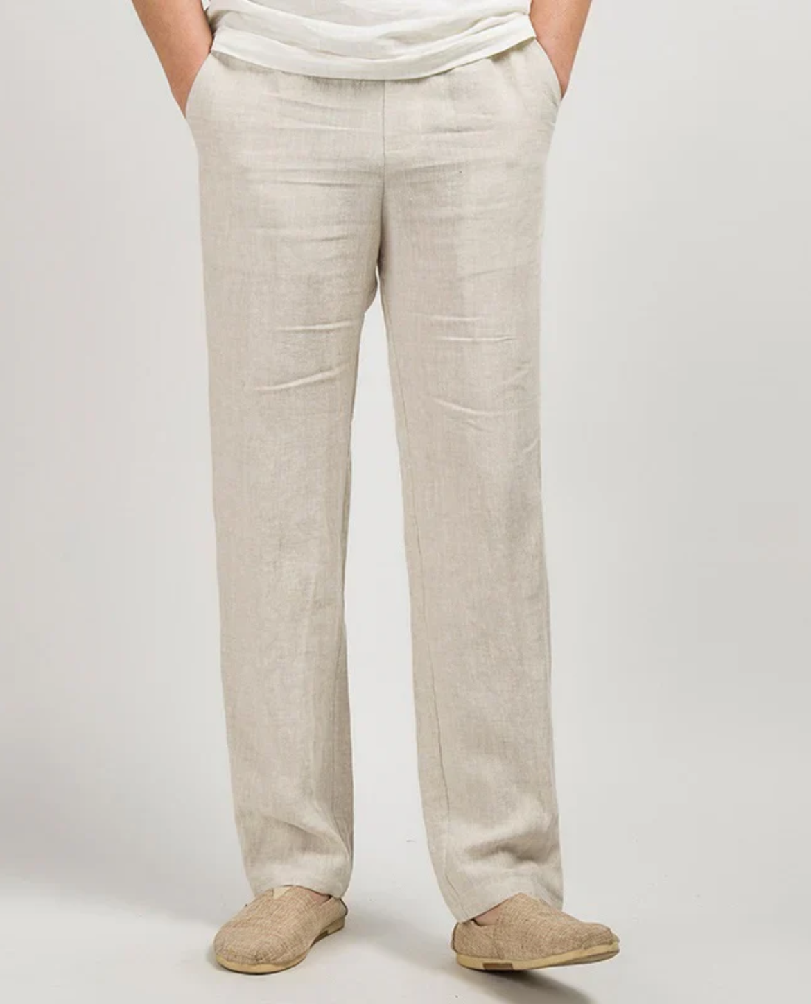 Pantalon en lin Positano