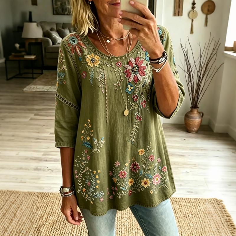 Olivia | Blouse Imprimée Fleurie