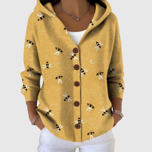 Paulette™ | Cardigan à Capuche