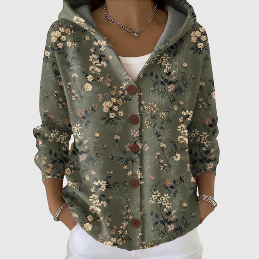 Sylviane™ | Cardigan à Capuche