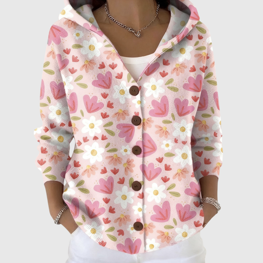 Lucienne™ | Cardigan à Capuche