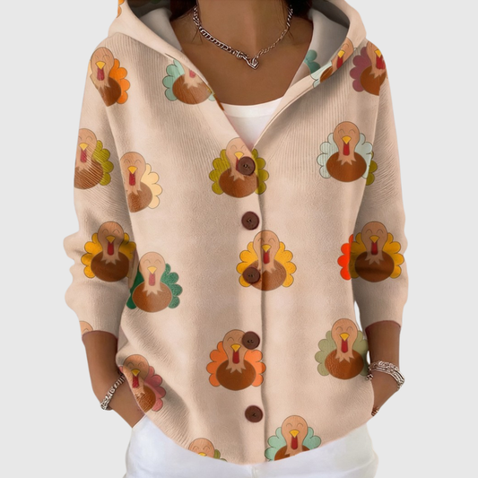 Hermine™ | Cardigan à Capuche