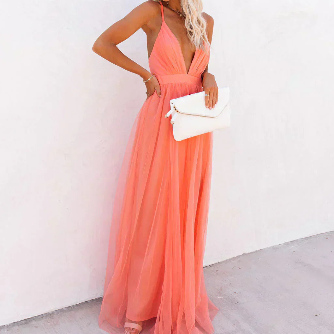 Valeria - Vestido maxi ligero y elegante