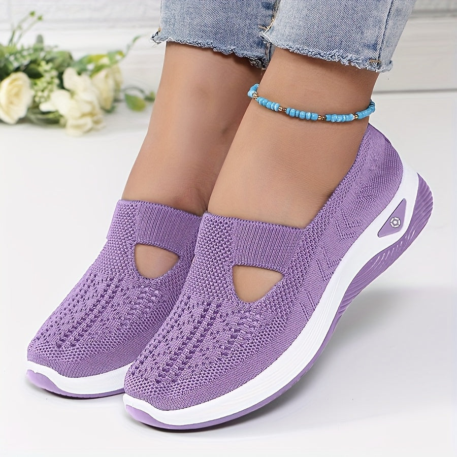 Chaussures de sport faciles à enfiler, confort stable