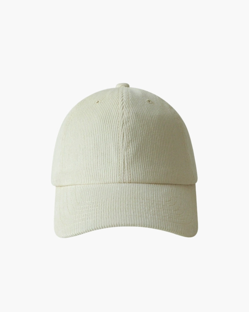 Casquette 100 % velours côtelé