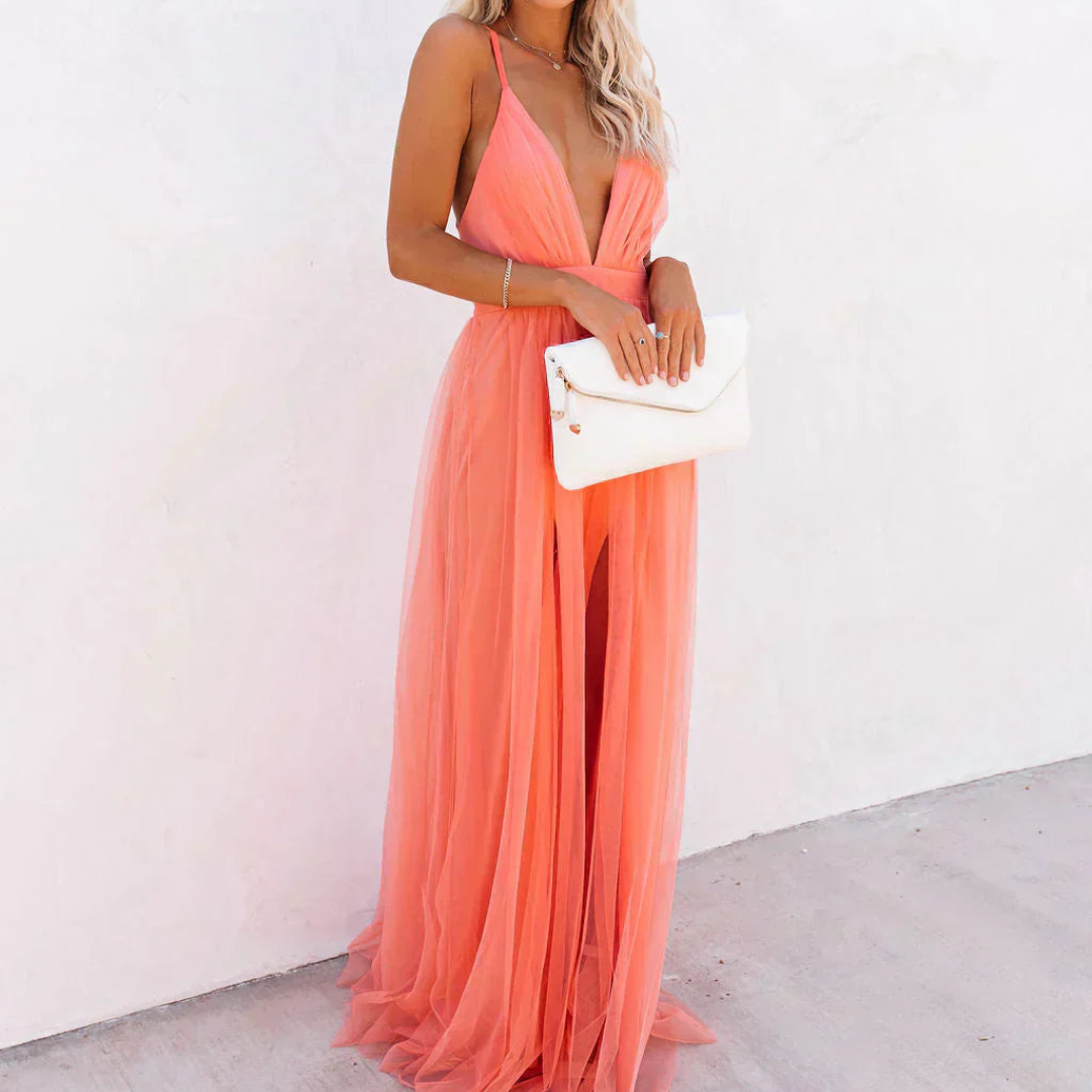 Valeria - Vestido maxi ligero y elegante