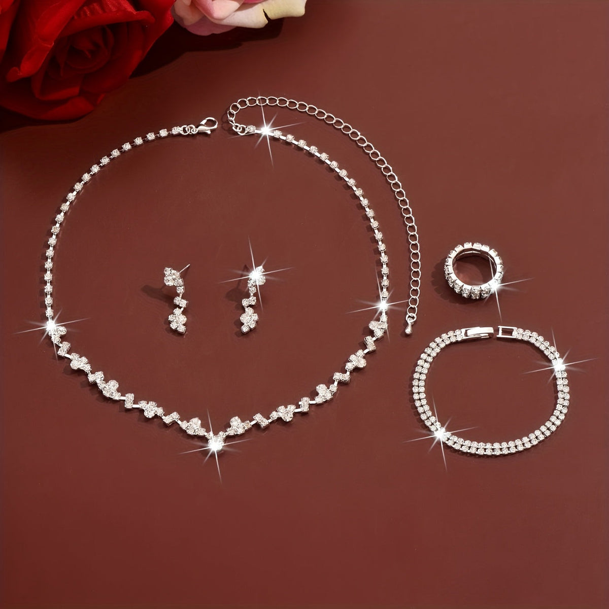 Bénédicte™ | Set Bijoux Élégant Léger 4 Pièces