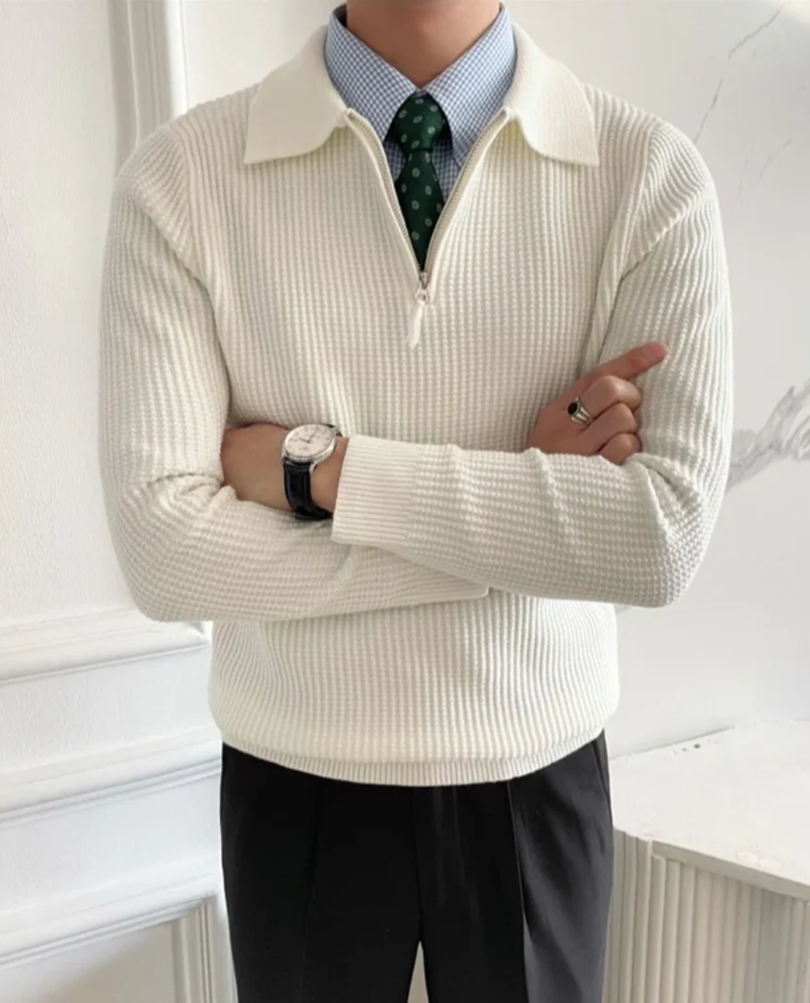 Pull à demi-zip Highgate