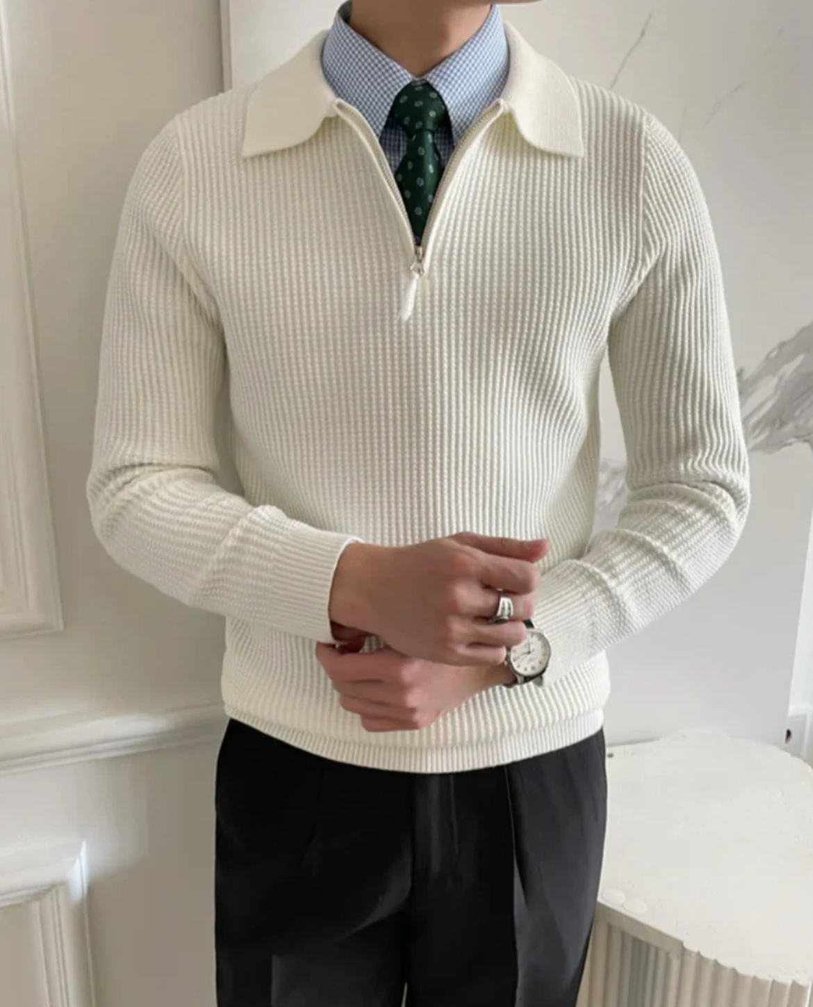 Pull à demi-zip Highgate