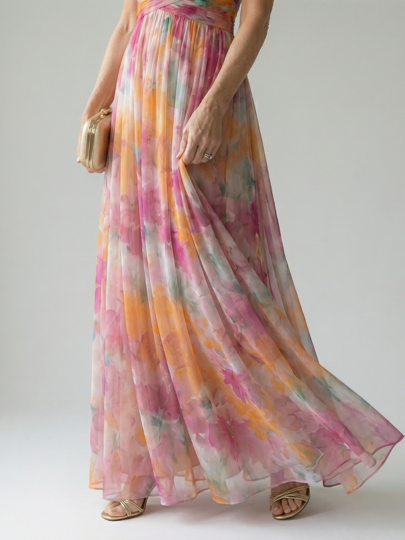 ROCÍO | Robe longue cache-cœur douce Isabel