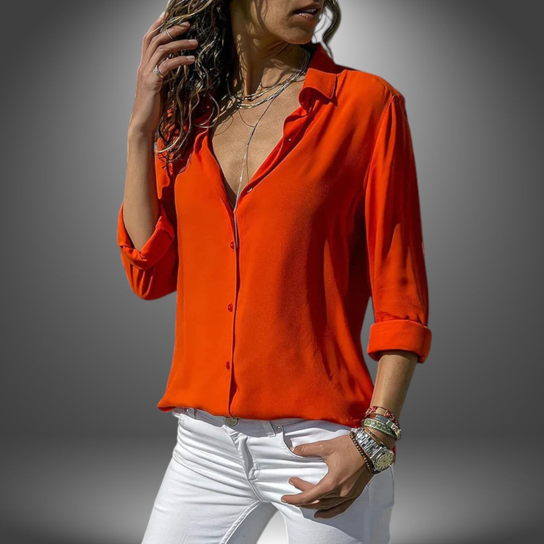 Valeria | Blouse Classique à Boutons