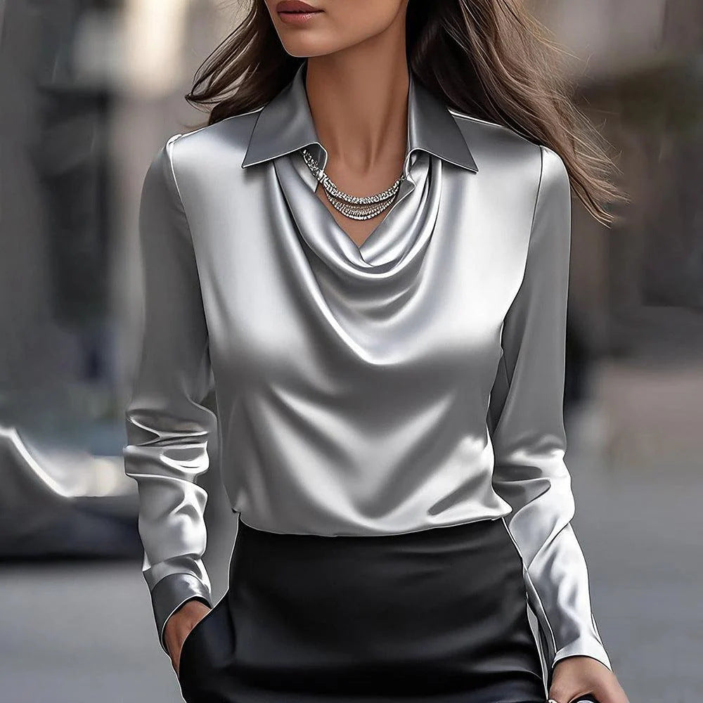 Emma | Élégant Chemisier Brillant