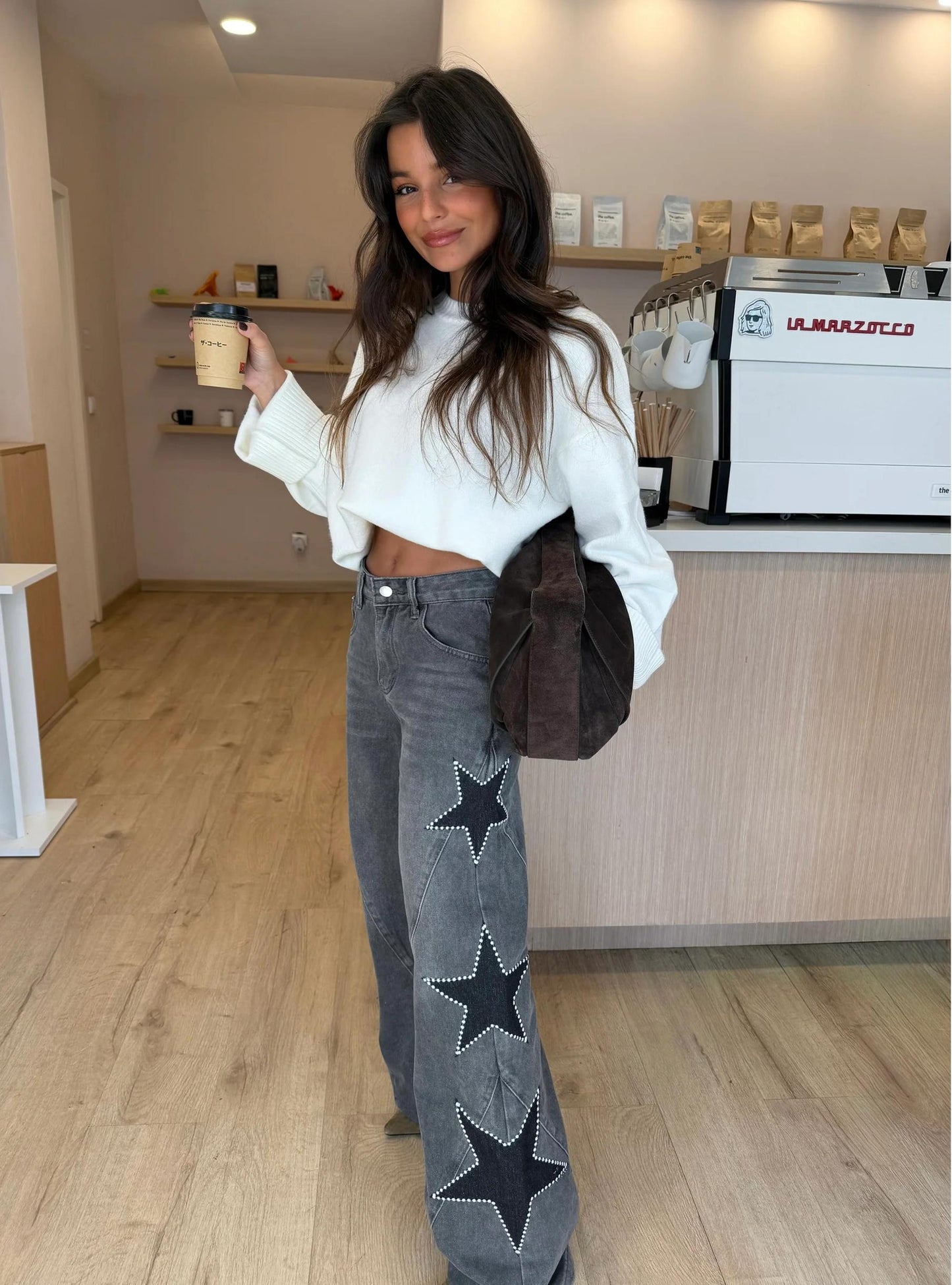 Sofía - Jeans rectos con estrellas