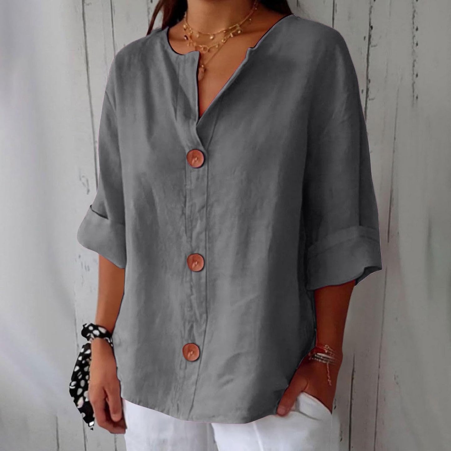 Alba - Blusa de verano holgada