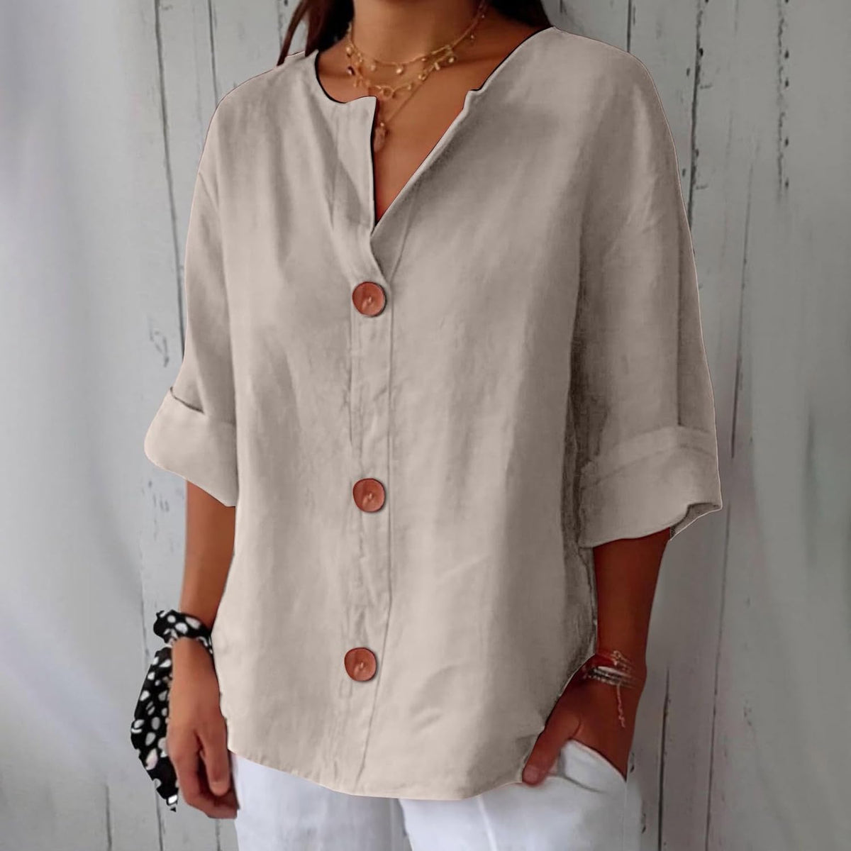 Alba - Blusa de verano holgada