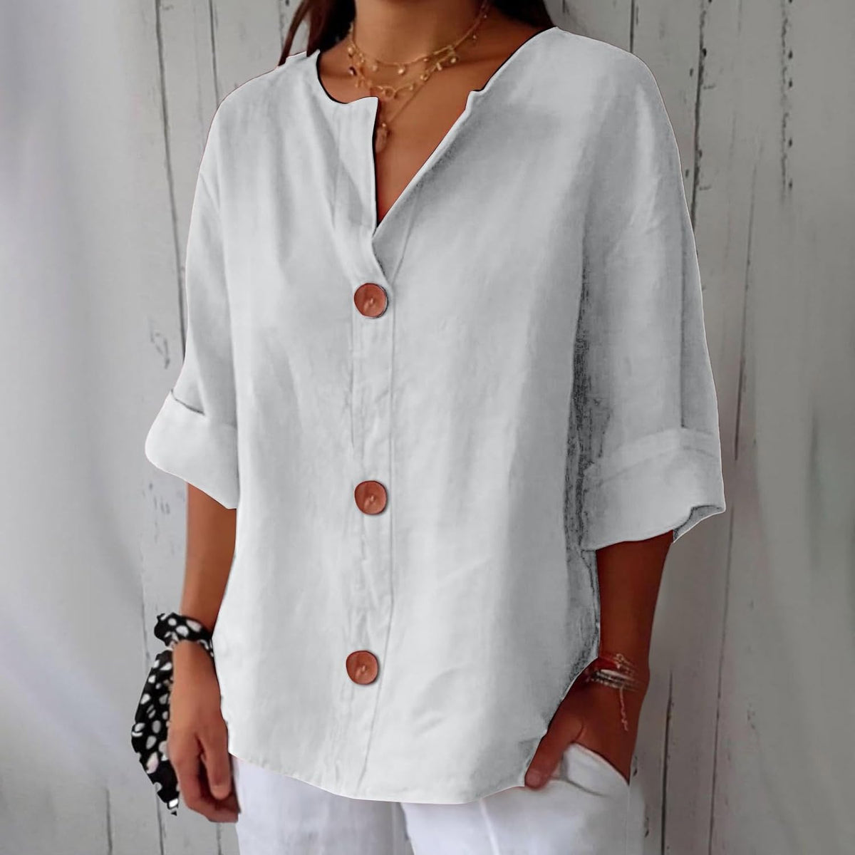Alba - Blusa de verano holgada