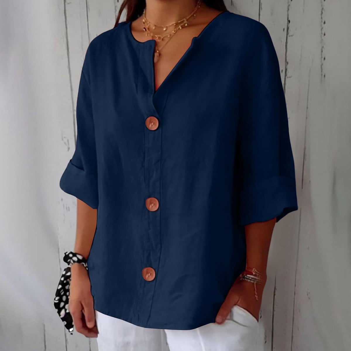 Alba - Blusa de verano holgada