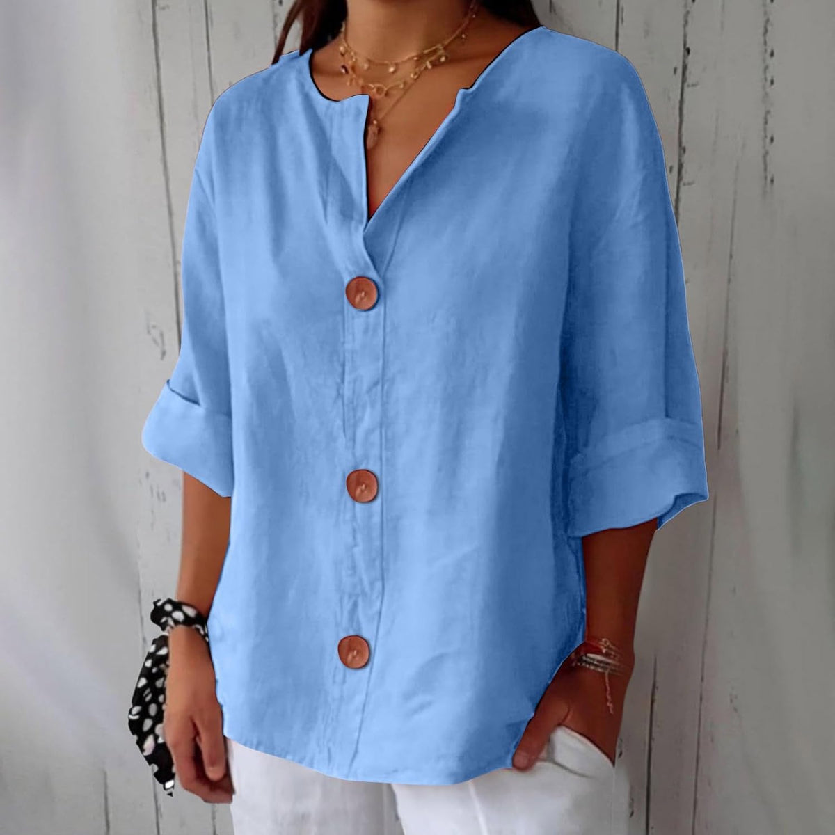 Alba - Blusa de verano holgada