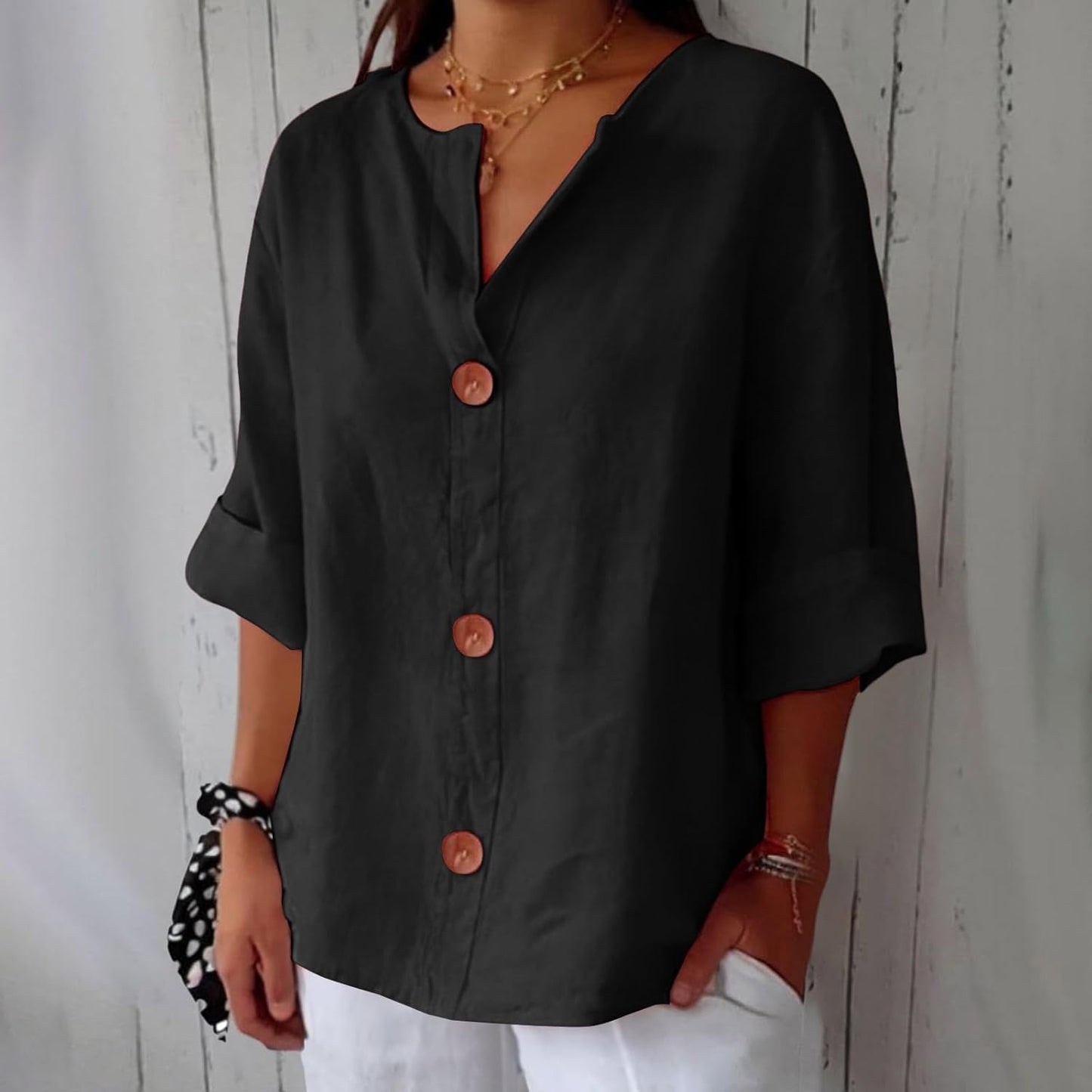 Alba - Blusa de verano holgada