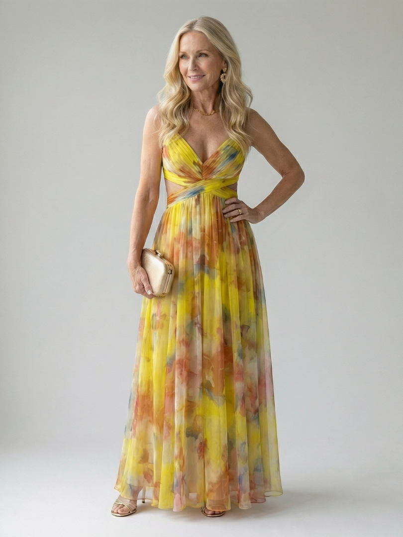 ROCÍO | Robe longue cache-cœur douce Isabel