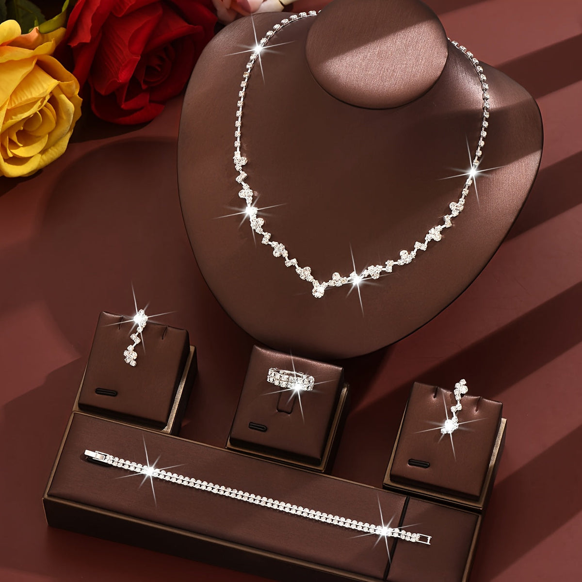 Bénédicte™ | Set Bijoux Élégant Léger 4 Pièces