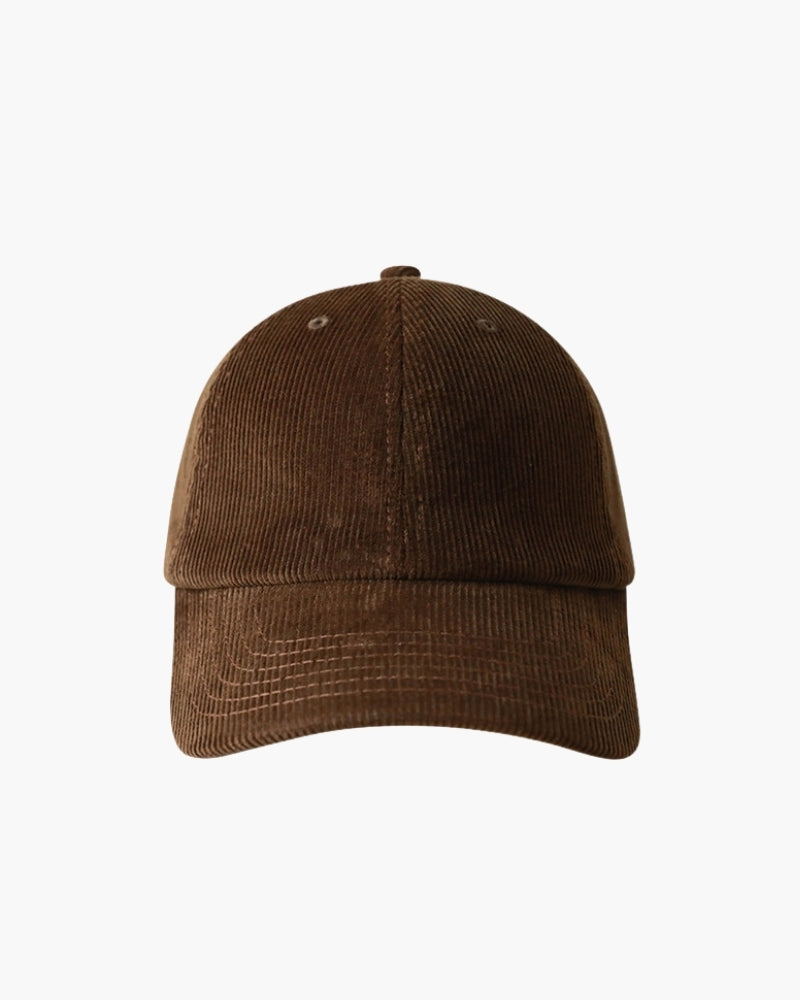 Casquette 100 % velours côtelé