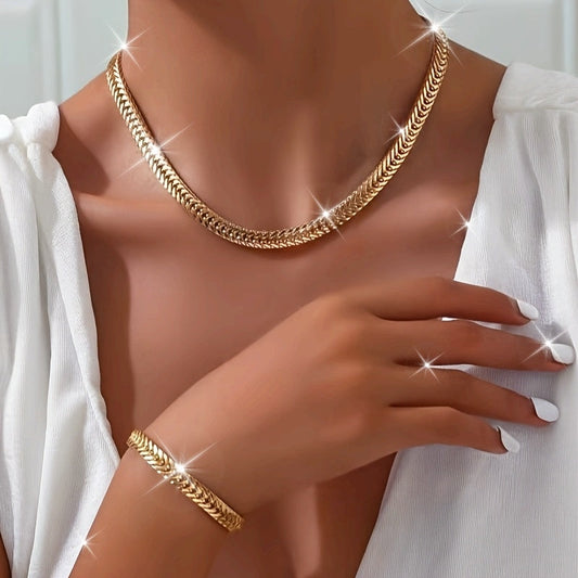 Ondine™ | Set Collier & Bracelet Queue de Poisson de Luxe